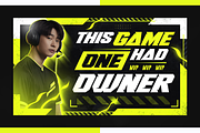Esports YouTube Thumbnail Pack, a Social Media Template by OnurDemircan (Thumbnail 3 of 4)