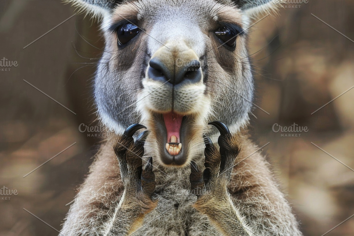 236 surprised animals, an Animal Photo by Handmadefont (Photo 199 of 241)