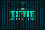 GRVS Scythrone Font, a Font by GRVS Studio (Thumbnail 1 of 5)