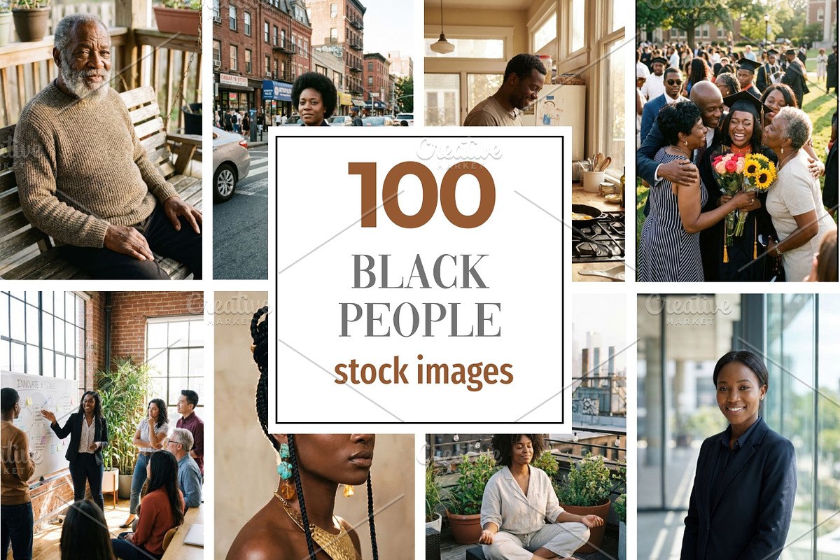 Black People Lifestyle Stock Photos, a Person Photo by Selenique Studio (Photo 1 of 13)