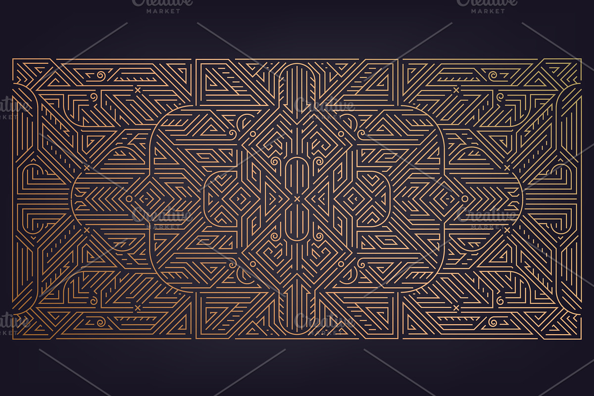 Art Deco Patterns, Frames, a Decorative Illustration by Marylia (Photo 3 of 18)