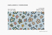 Retro Spring Vector Pattern Set, a Pattern Graphic by Palette Pursuit (Thumbnail 3 of 13)