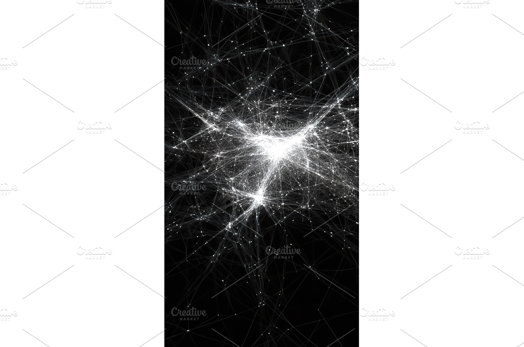 Abstract network of interconnected, a Technology Photo by Lermont51