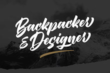 Ergibreak - Bold Script Font