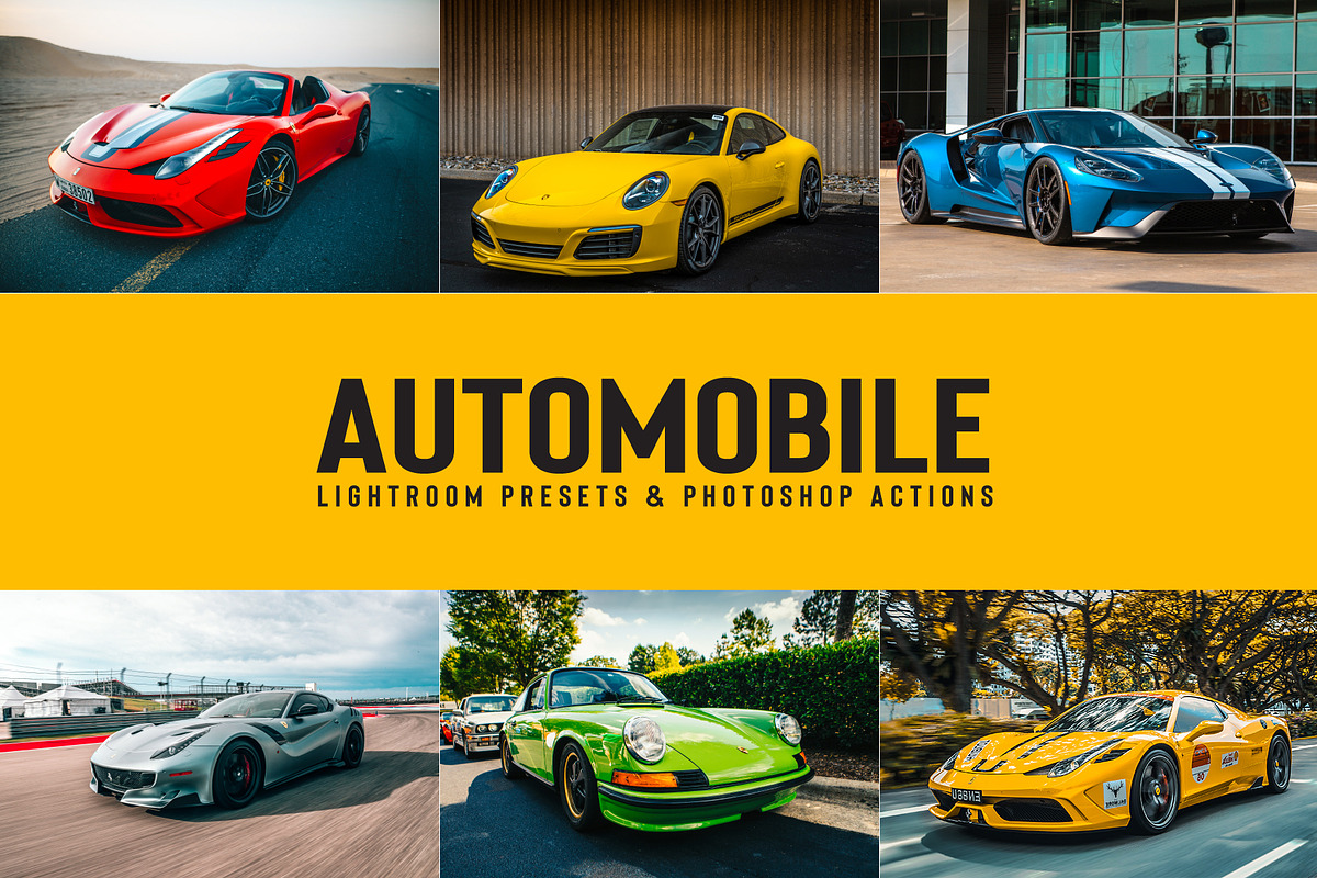 20 Automobile Presets & Actions, an Action Add-On by Effect-Hub (Photo 1 of 17)