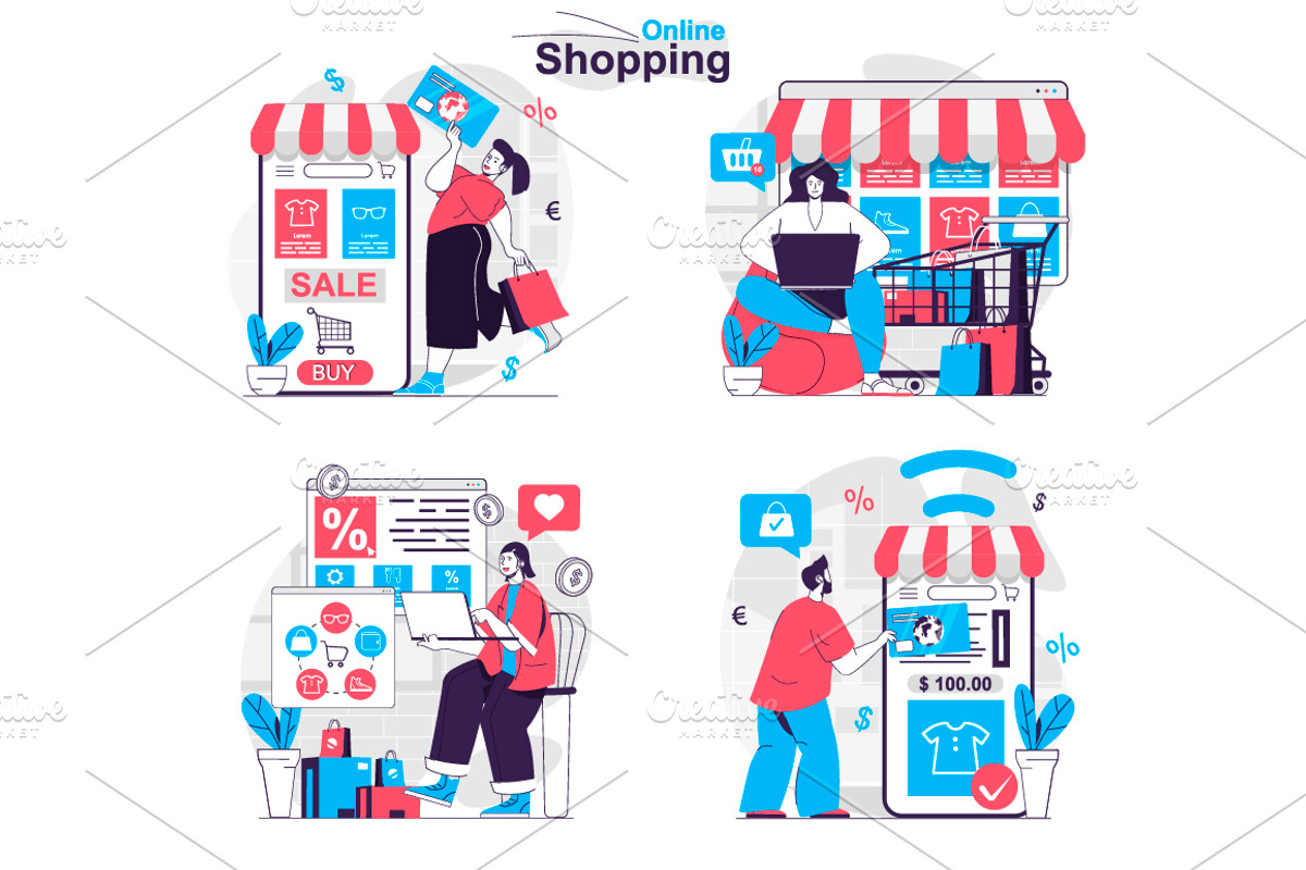 Flat Design Concept Illustrations, a Finance Illustration by alexdndz (Photo 23 of 42)
