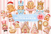 35 Nutcracker clipart Gingerbread, an Object Graphic by PinkJellyfish (Thumbnail 1 of 6)