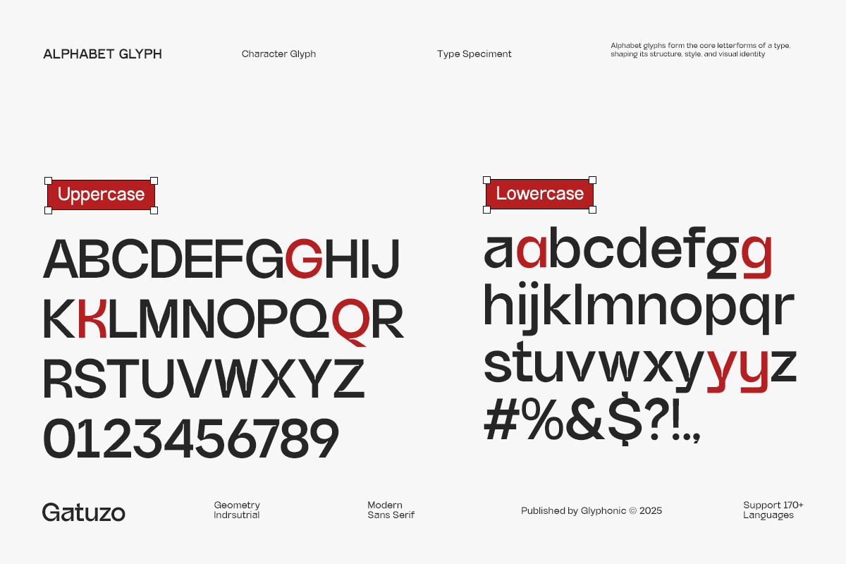 GC Gatuzo - Geometric sans, a Sans Serif Font by Glyphonic (Photo 8 of 15)