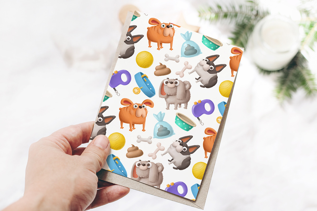 Funny dogs characters, an Illustration by Anastasiya Klempach (Photo 6 of 8)
