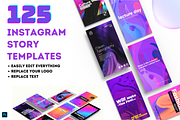 125 Modern Instagram Story Template, a Social Media Template by Kay Designs (Thumbnail 1 of 4)