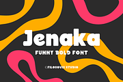 Jenaka | Bold Font, a Slab Serif Font by filosovis (Thumbnail 1 of 5)