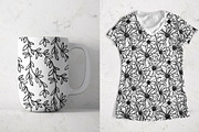 15 floral line patterns, a Pattern Graphic by pineart (Thumbnail 3 of 5)