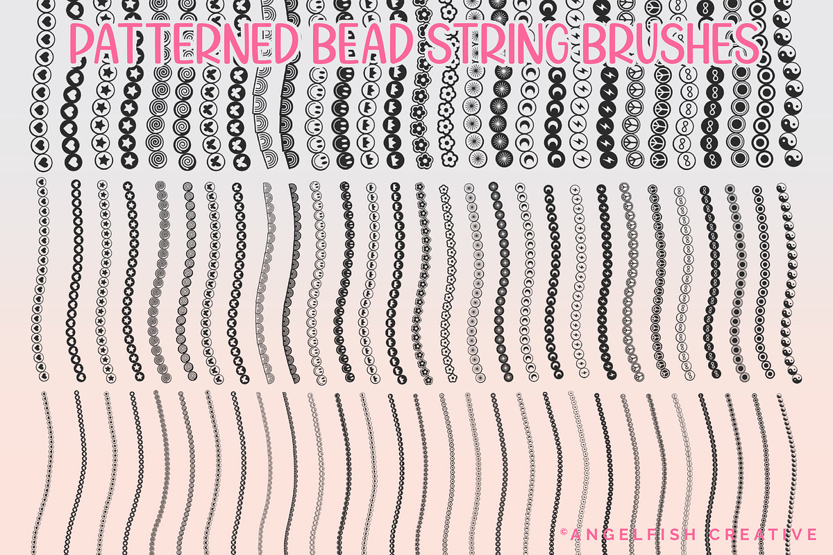 Friendship Bracelet Drawing Kit, a Brush Add-On by AngelfishCreative (Photo 6 of 9)