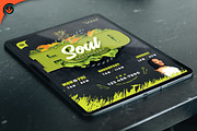 Soul Food Restaurant Menu Flyer, a Flyer Template by SeraphimChris (Thumbnail 10 of 13)
