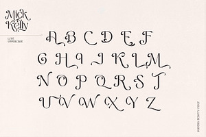 Mick Kelly - Beauty Font