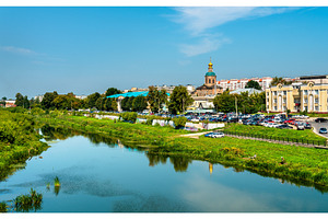 The upa river in tula russia featuring tula, russia, and river, an Architecture Photo by Leonid Andronov