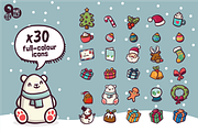 90 Hand-Drawn Christmas Icons, an Icon by NatBurger (Thumbnail 2 of 5)