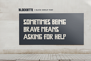Blockbitte - Bold Display, a Sans Serif Font by Indotype Foundry (Thumbnail 9 of 10)