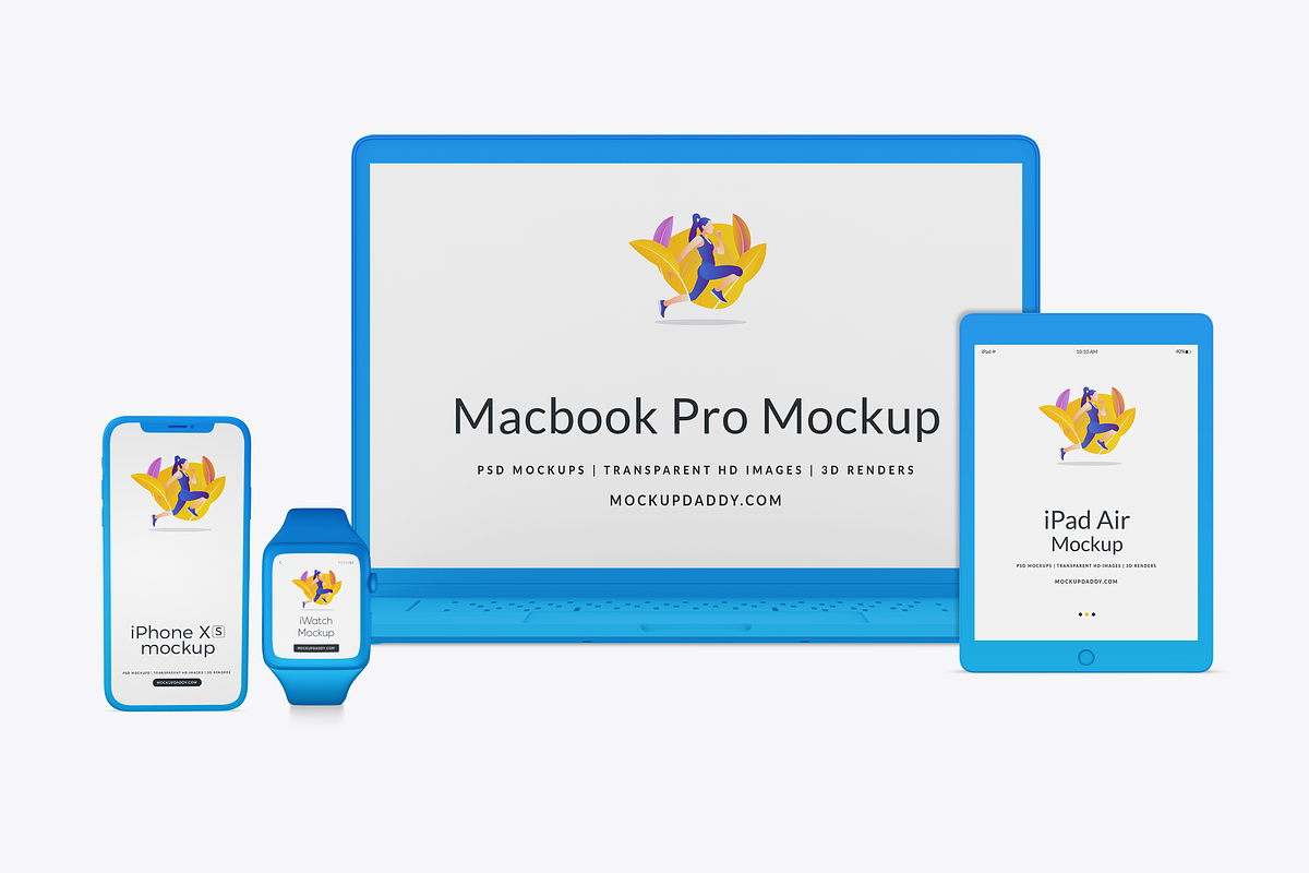 Clay Responsive Devices Mockups, an iPhone Mockup by Mockupdaddy (Photo 11 of 53)