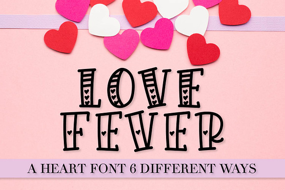 Love Fever - Hearty Font Trio preview 8