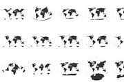 100 World Projections Vector Set, an Education Illustration by Eugene Ga (Thumbnail 1 of 7)