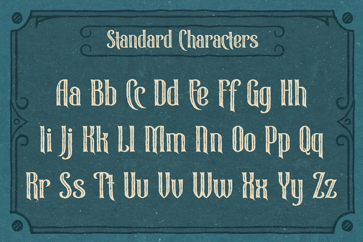 Bizartum for Vintage Logo & Branding, a Font by ilhamtaro (Photo 7 of 10)