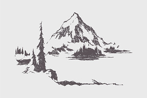 High Detail Mountain Landscapes