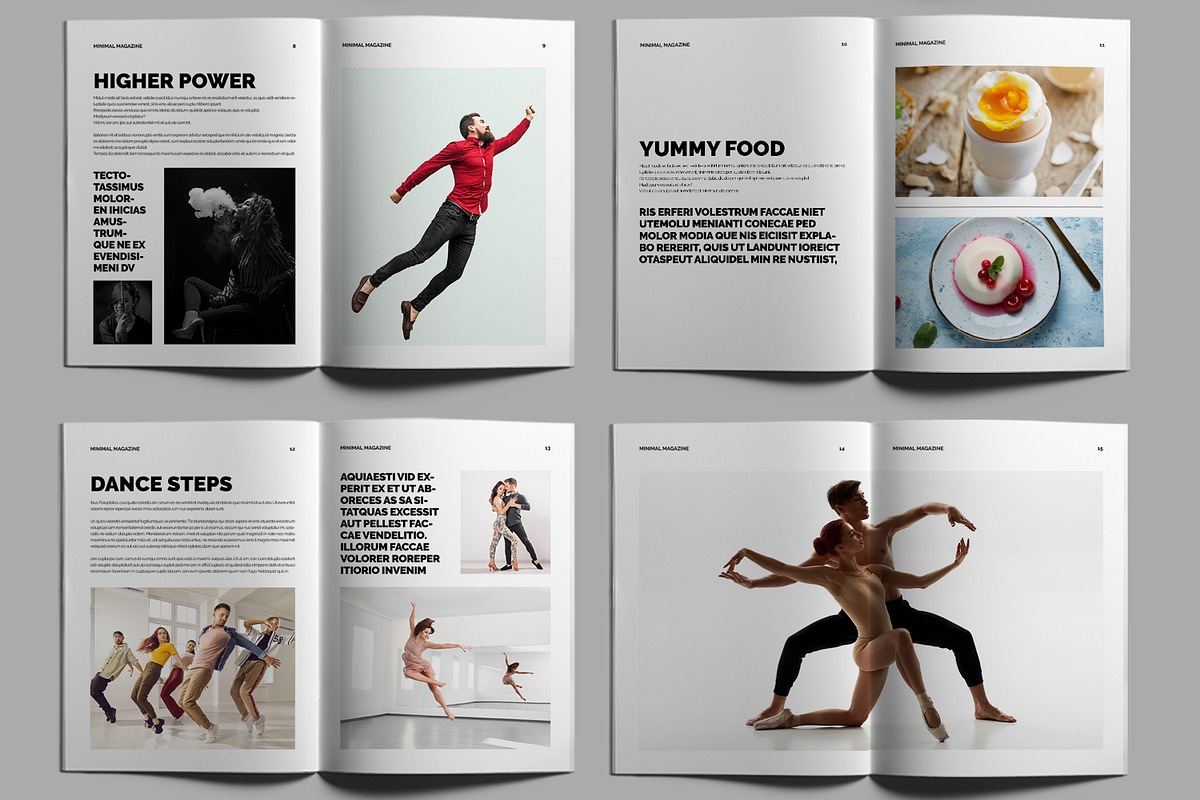 Minimal Magazine Template, a Magazine Template by MightyDesign (Photo 3 of 7)