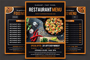 Restaurant Menu, a Flyer Template by AfzaalGraphics (Thumbnail 1 of 4)