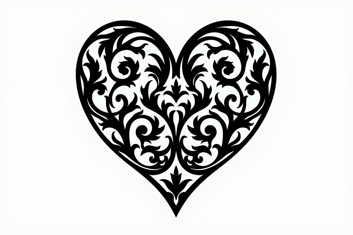 Romantic Lace Heart Clipart, an Illustration by Artivon (Photo 6 of 21)