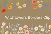 Botanical Spring Flower Border PNG, a Decorative Illustration by RAHMAT (Thumbnail 3 of 3)
