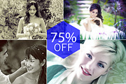 Wedding Style Photoshop Actions, an Action Add-On by KnightWipers (Thumbnail 1 of 3)