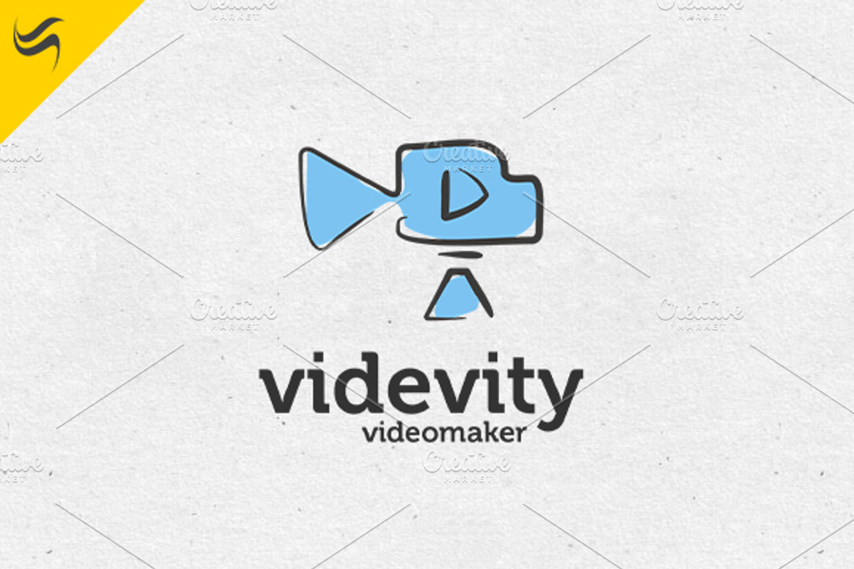Videvity Logo Template, a Branding & Logo Template by sah.bro (Photo 3 of 4)