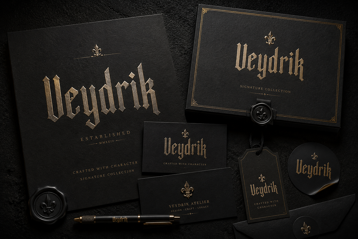 Veydrik, a Blackletter Font by Wow Magic (Photo 4 of 6)