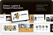 Logistics & Transport Google Slides, a Presentation Template by Annora Studio (Thumbnail 1 of 5)