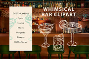 DOODLE COCTAILS: hand drawn clipart, a Food Illustration by Elliko shop (Thumbnail 4 of 6)