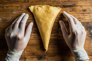 Handmade Vegan Samosa Wrappers, a Food & Drink Photo by Virgo Studio