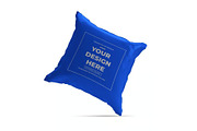Square Pillow Mockup Template Set, a Household Mockup by DesignRushMarket (Thumbnail 9 of 11)