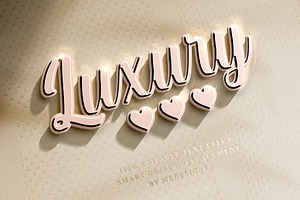 3D Gold & Silver Text Effects