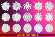 100 Lineart Mandala, a Decorative Illustration by 611 Studio (Thumbnail 6 of 8)