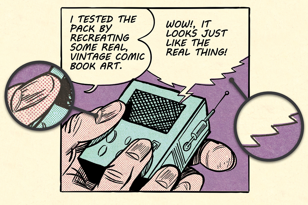 The Vintage Comic Creator, a Brush Add-On by The Artifex Forge (Photo 3 of 9)