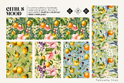 Citrus mood-summer seamless patterns, a Pattern Graphic by Pamyatka Shop (Thumbnail 2 of 13)