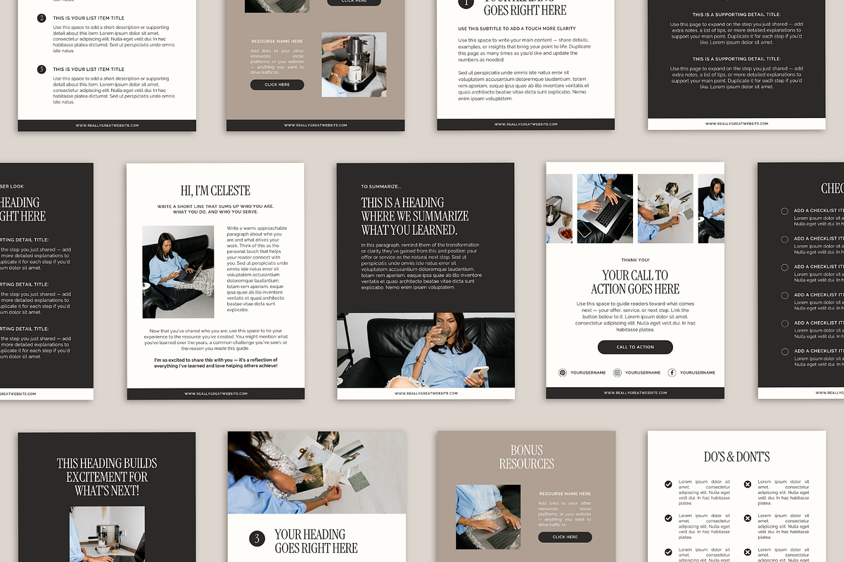 Lead Magnet Template | Canva, a Marketing Template by Rosetta Lane Design (Photo 2 of 8)