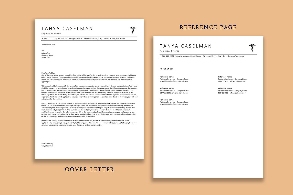Nurse Resume Template, a Resume Template by VictoriousVita (Photo 4 of 7)