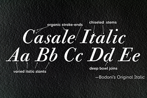 Bodoni Casale - Bonus Package