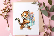 Cute Valentine Animal Clipart Bundle, an Illustration by SinaCreation (Thumbnail 7 of 11)
