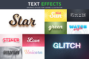 100 Vector Text Effects | Part 2, a Layer Style Add-On by rwgusev (Thumbnail 5 of 11)
