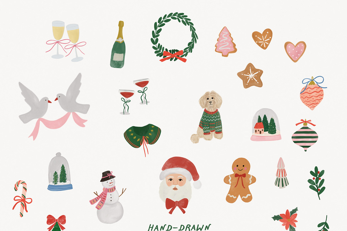 Whimsical Christmas Frames & Clipart, an Object Graphic by Essentially Nomadic (Photo 3 of 9)