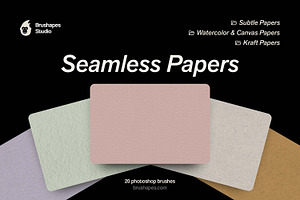 Photoshop Paper Texture Brushes, a Brush Add-On by brushapes.com