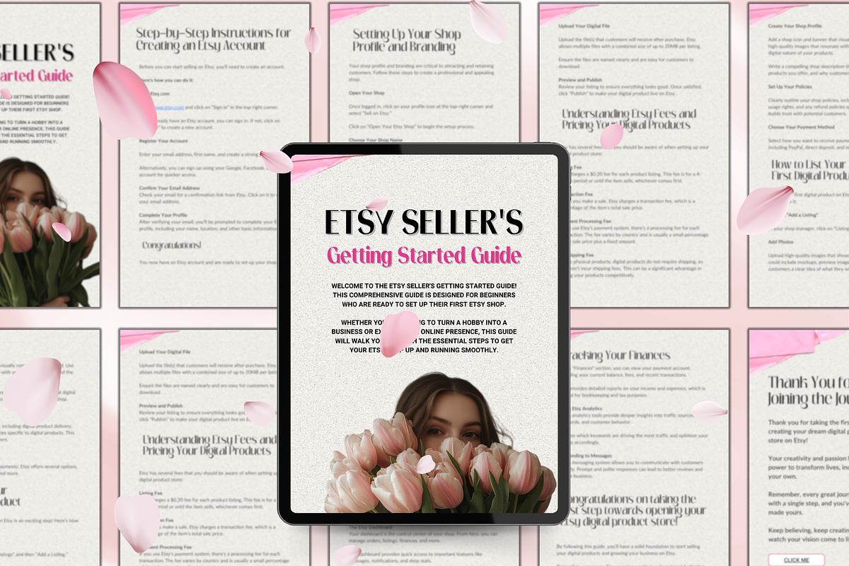 Etsy Shop Kit Templates in Canva PLR, a Marketing Template by Your DigiProds (Photo 3 of 6)